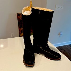 UGG suede & leather boots